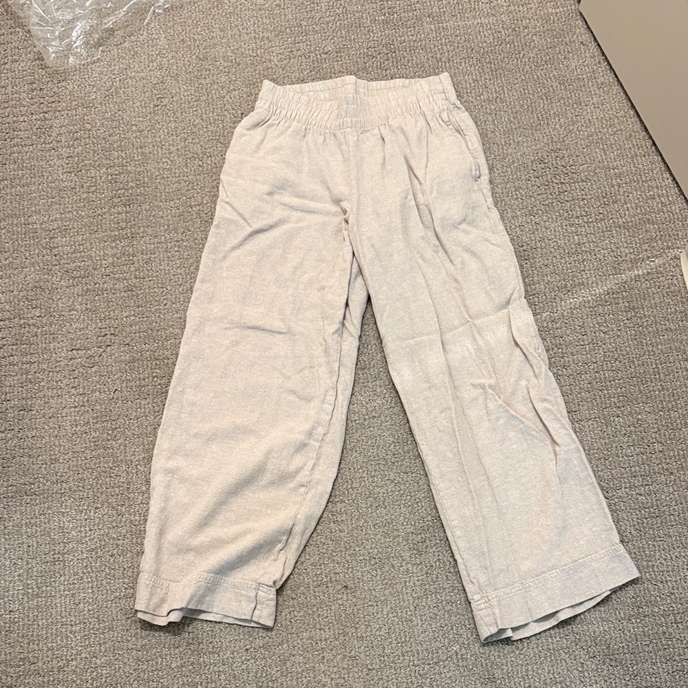 Old Navy Women’s Tan Linen Pants